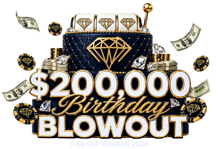 Daimond Reels 200k Birthday Blowout logo