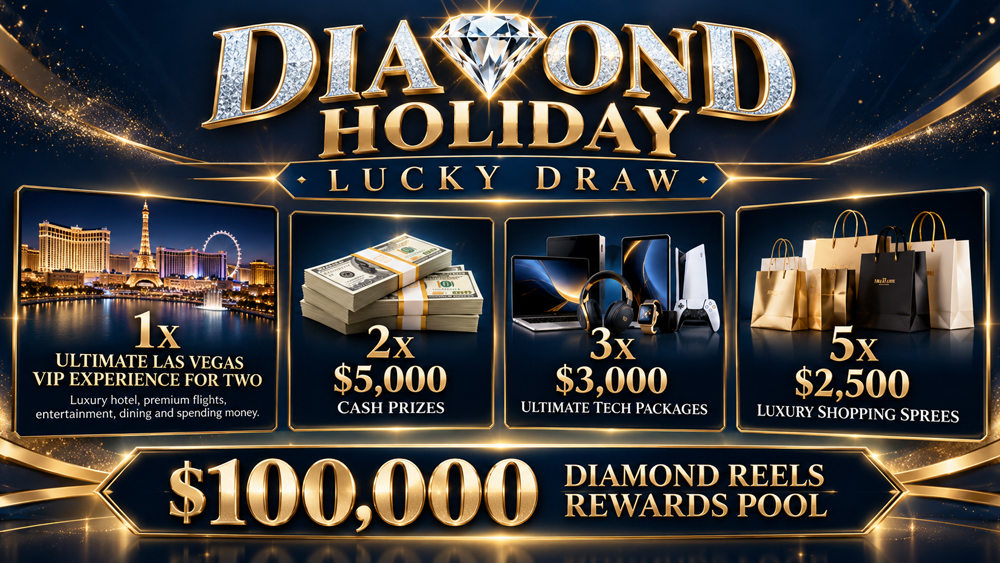 Diamond Reels Holiday Lucky Draw